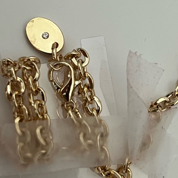 Juicy Couture Gold-tone Crystal Heart Locket Pendant Necklace New in Box - Picture 13 of 13